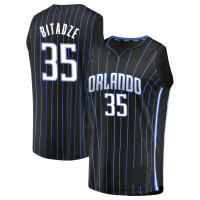 Orlando Magic #35 Goga Bitadze Fast Break Black Icon Edition Jersey  Orlando Magic #35 Goga Bitadze Fast Break Black Icon Edition Jersey