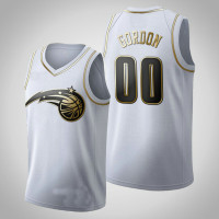 Orlando Magic Aaron Gordon #00 Golden Edition White Jersey