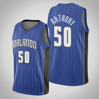 Orlando Magic Cole Anthony #50 Blue Icon 2020 Pro Basketball Draft First Round Pick Jersey