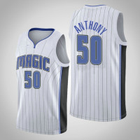 Orlando Magic Cole Anthony #50 White Association 2020 Pro Basketball Draft First Round Pick Jersey