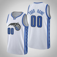2020-21 Orlando Magic Custom #00 White Earned Jersey