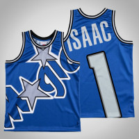 Mens Magic Jonathan Isaac #1 Royal Big Face Swingman Mitchell & Ness HWC Jersey