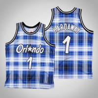 Mens Magic Penny Hardaway #1 Blue Private School Swingman Mitchell & Ness Hardwood Classics Jersey